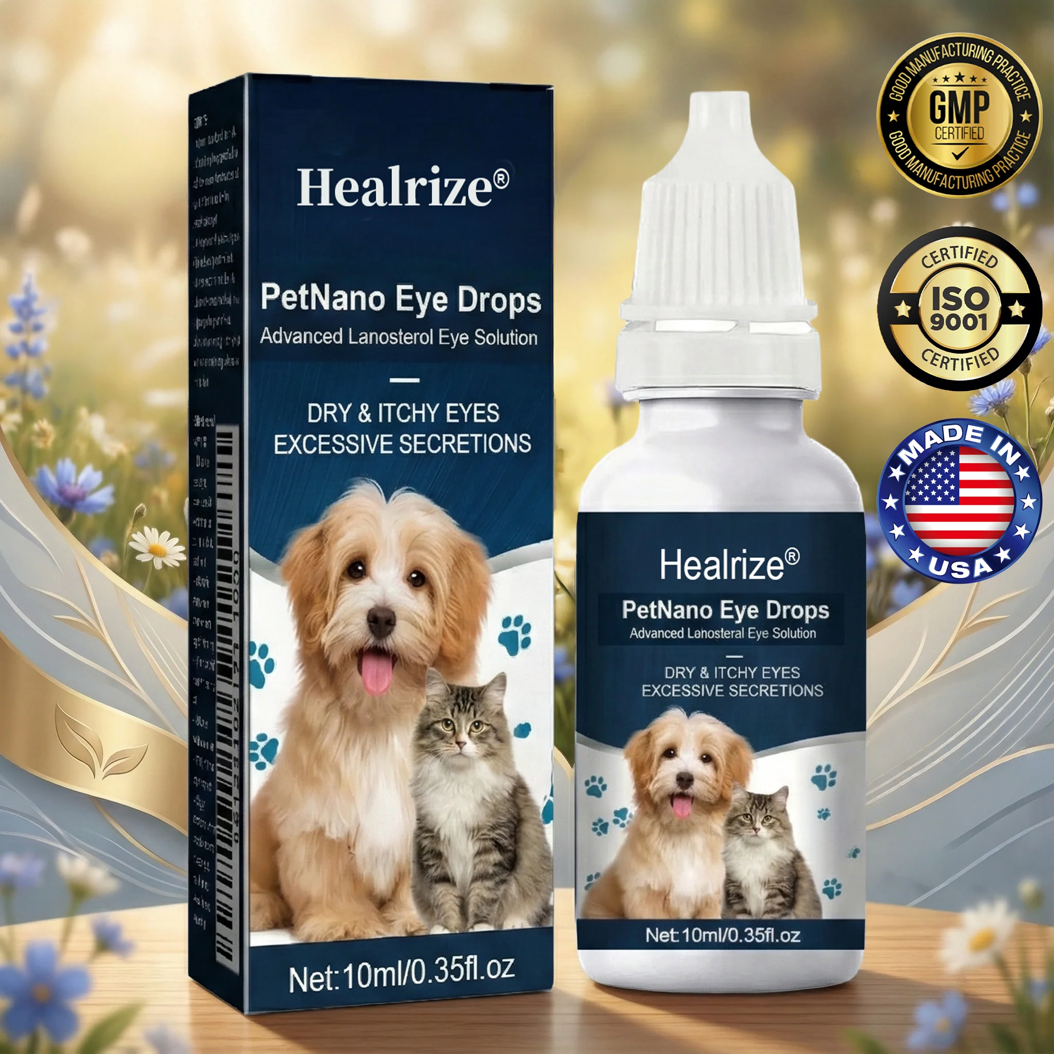 šNew Year Sale | HealrizeĀ® PetNano Eye Drops